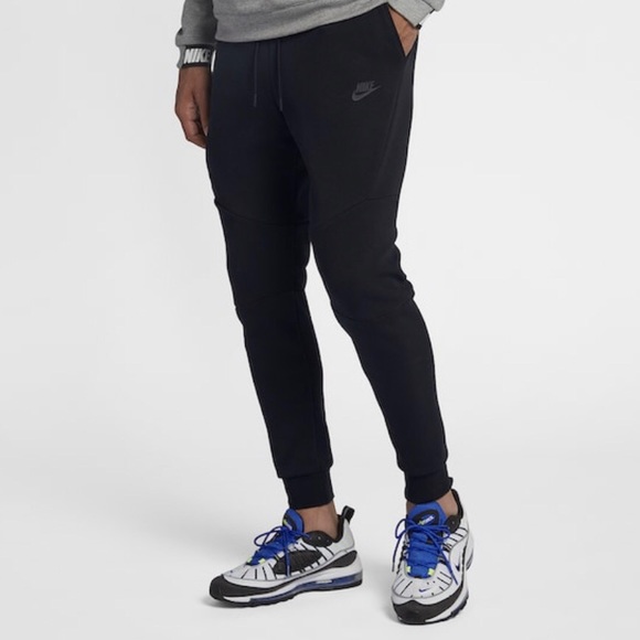 black nike tech pants
